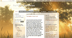 Desktop Screenshot of forgivinministries.com